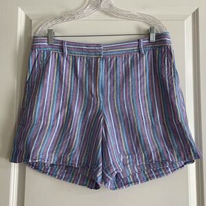 Talbots Linen Blend Striped Women’s Shorts